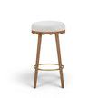 TOV Furniture Oodle Performance Vegan Mohair Bar Stool