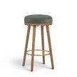 TOV Furniture Oodle Performance Vegan Mohair Bar Stool