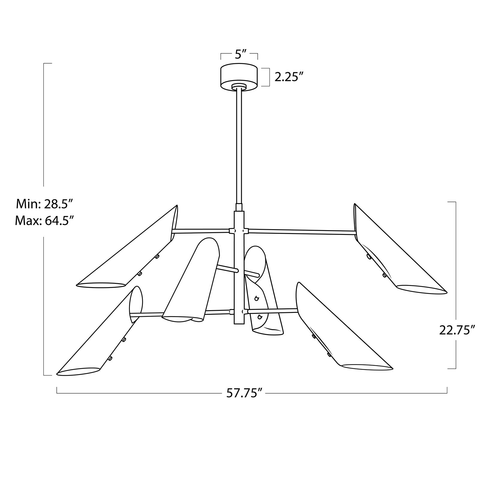 Regina Andrew Vest Chandelier