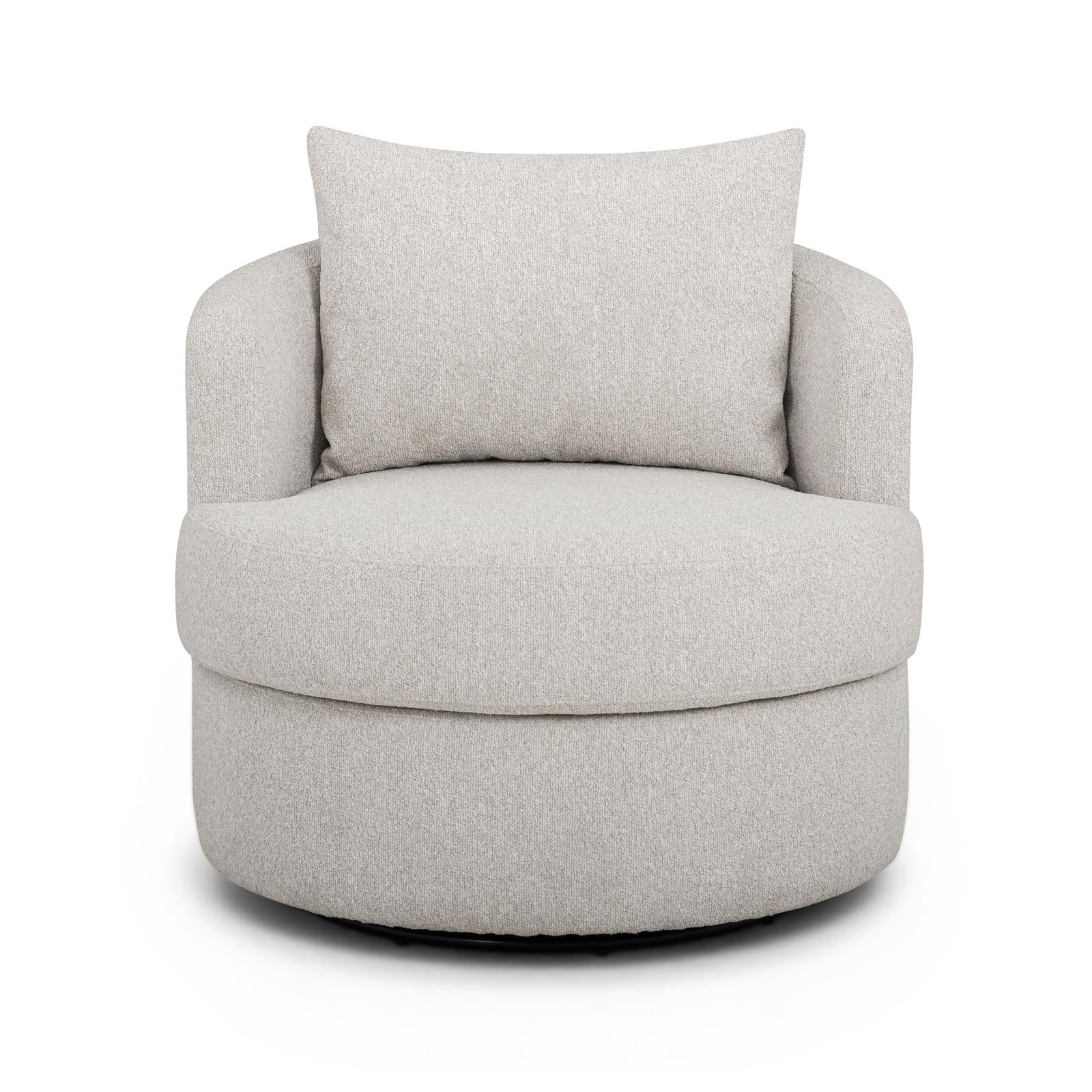 TOV Furniture Silvi Performance Boucle Swivel Accent Chair