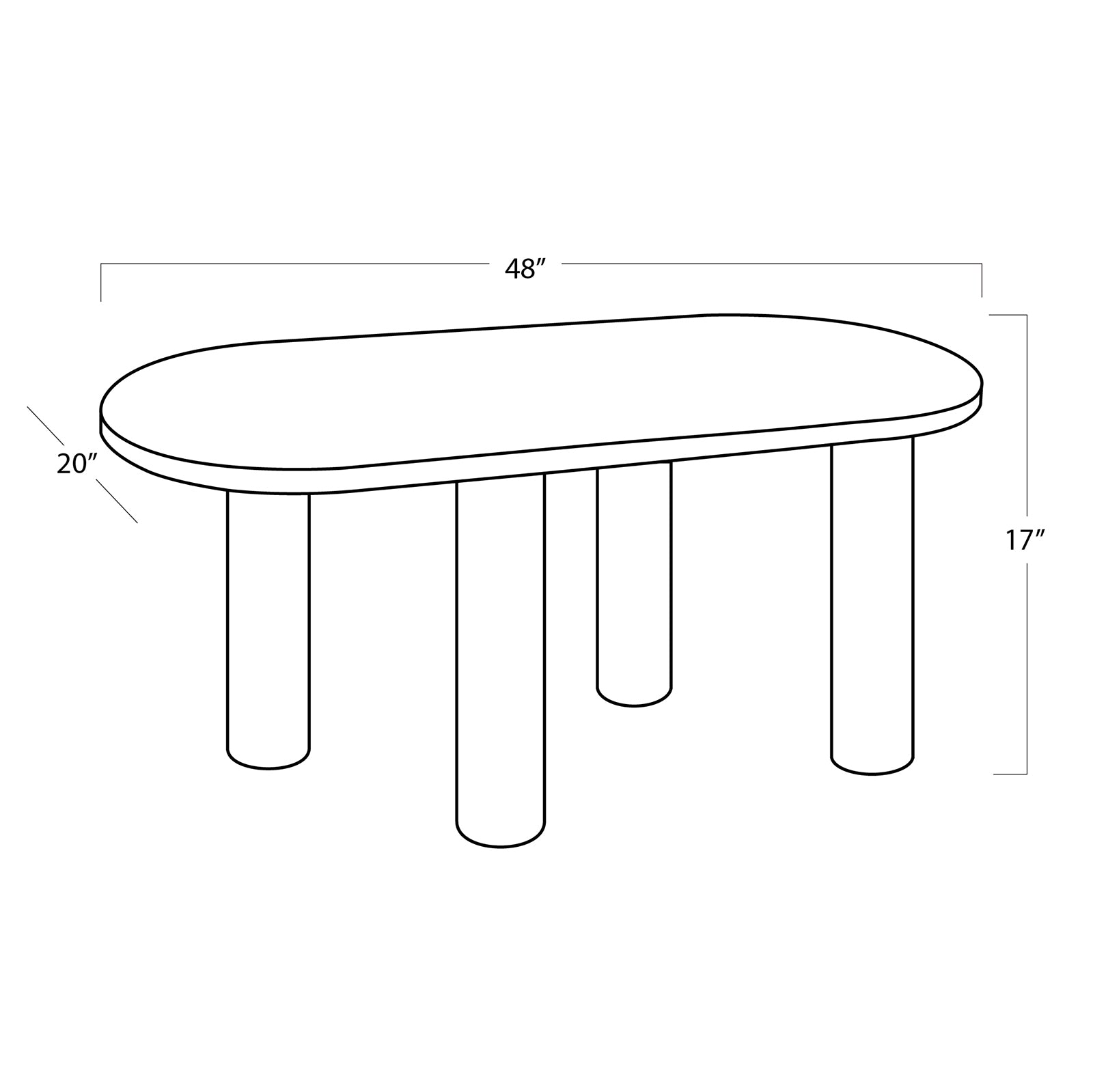 Regina Andrew Gabrielle Marble Cocktail Table