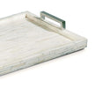 Regina Andrew White Bone and Nickel Tray