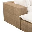TOV Furniture Cali 4-Piece Performance Fabric & Wicker Outdoor Sectional