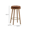 TOV Furniture Oodle Performance Vegan Mohair Bar Stool