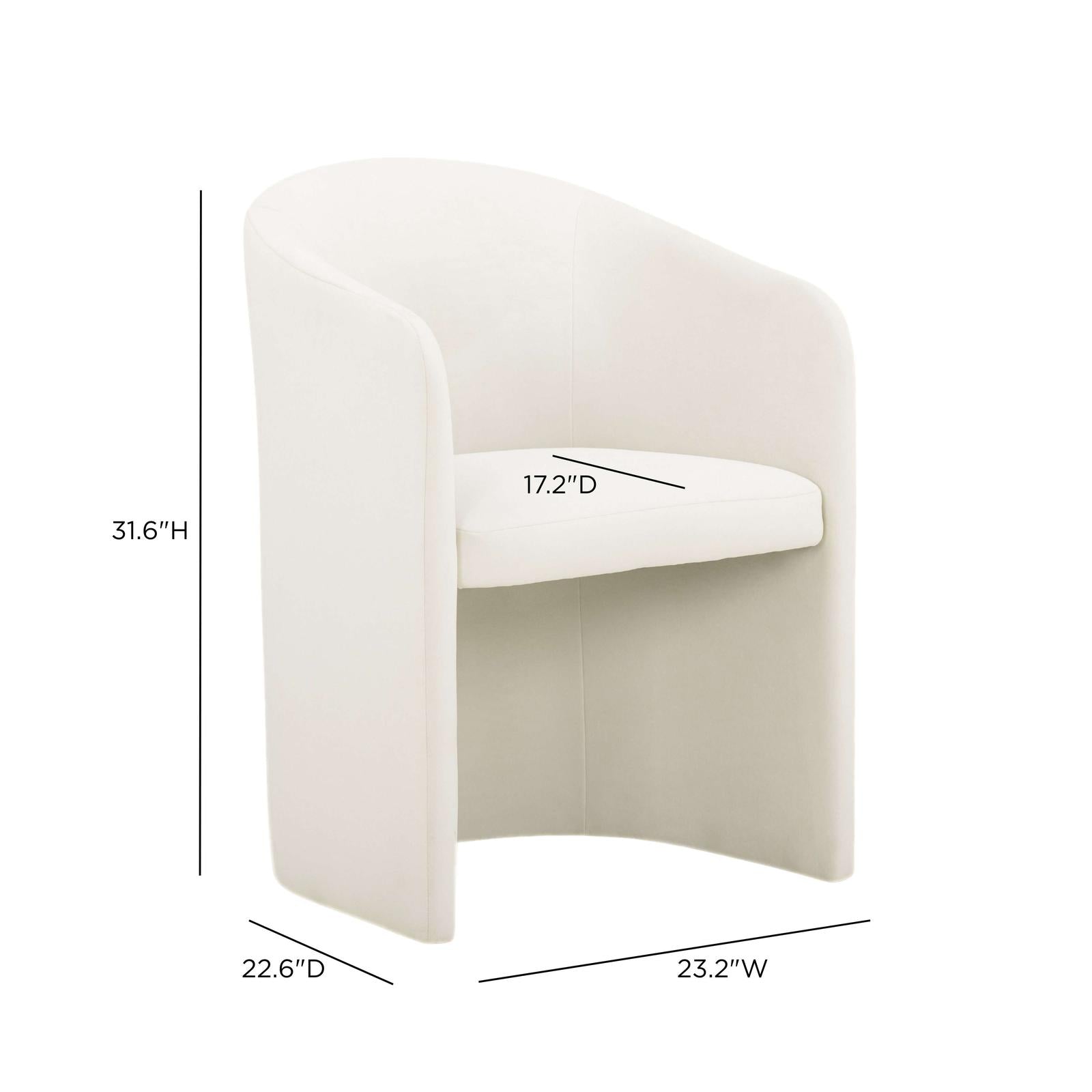 TOV Furniture Seraphina Performance Velvet Dining Chair