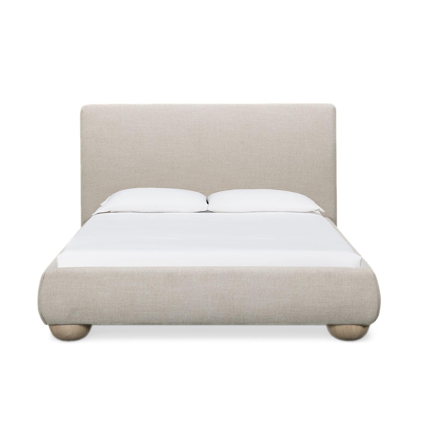 TOV Furniture Rayne Textured Fabric Bed