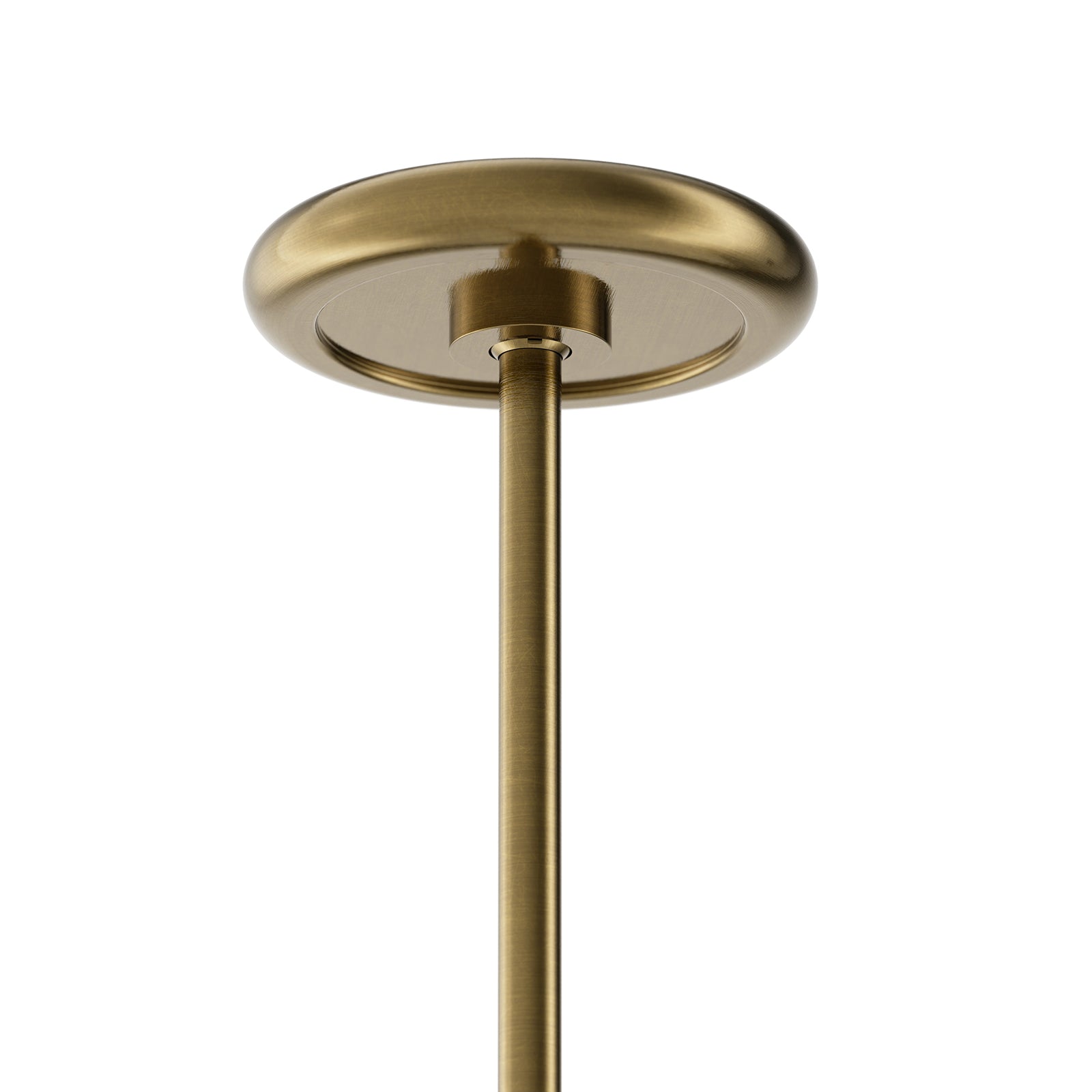 Gable Antique Natural Brass Pendant