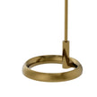 Gable Antique Natural Brass Floor Lamp
