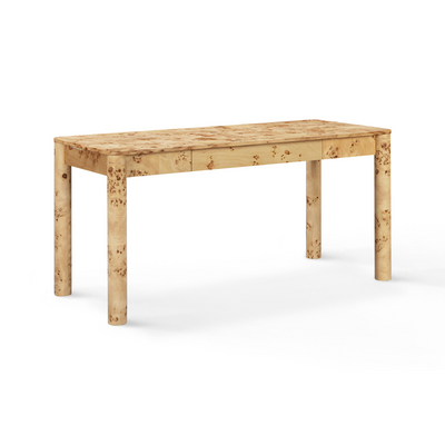 TOV Furniture Berri 60" Natural Burl 3-Drawer Work Desk