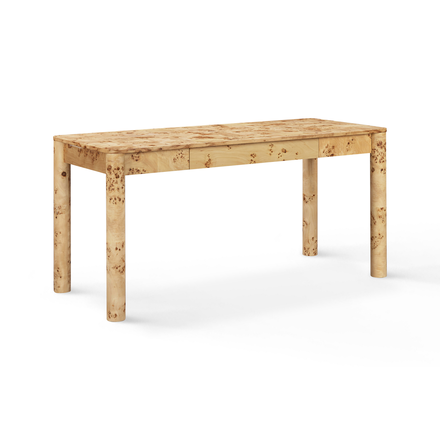 TOV Furniture Berri 60" Natural Burl 3-Drawer Work Desk