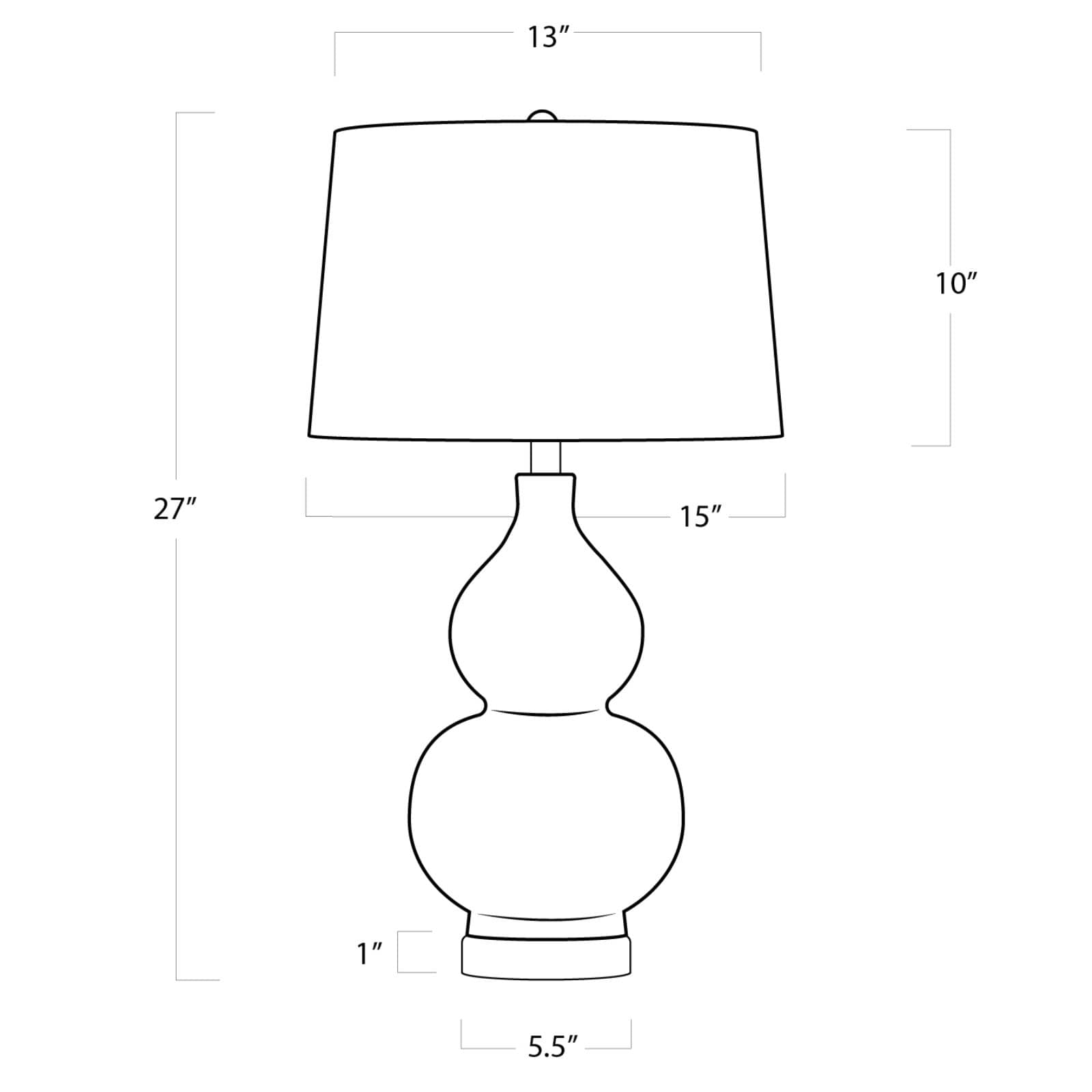 Regina Andrew  Madison Cemic Table Lamp