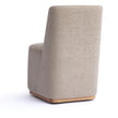 TOV Furniture Melissa Performance Fabric Rolling Dining Chair