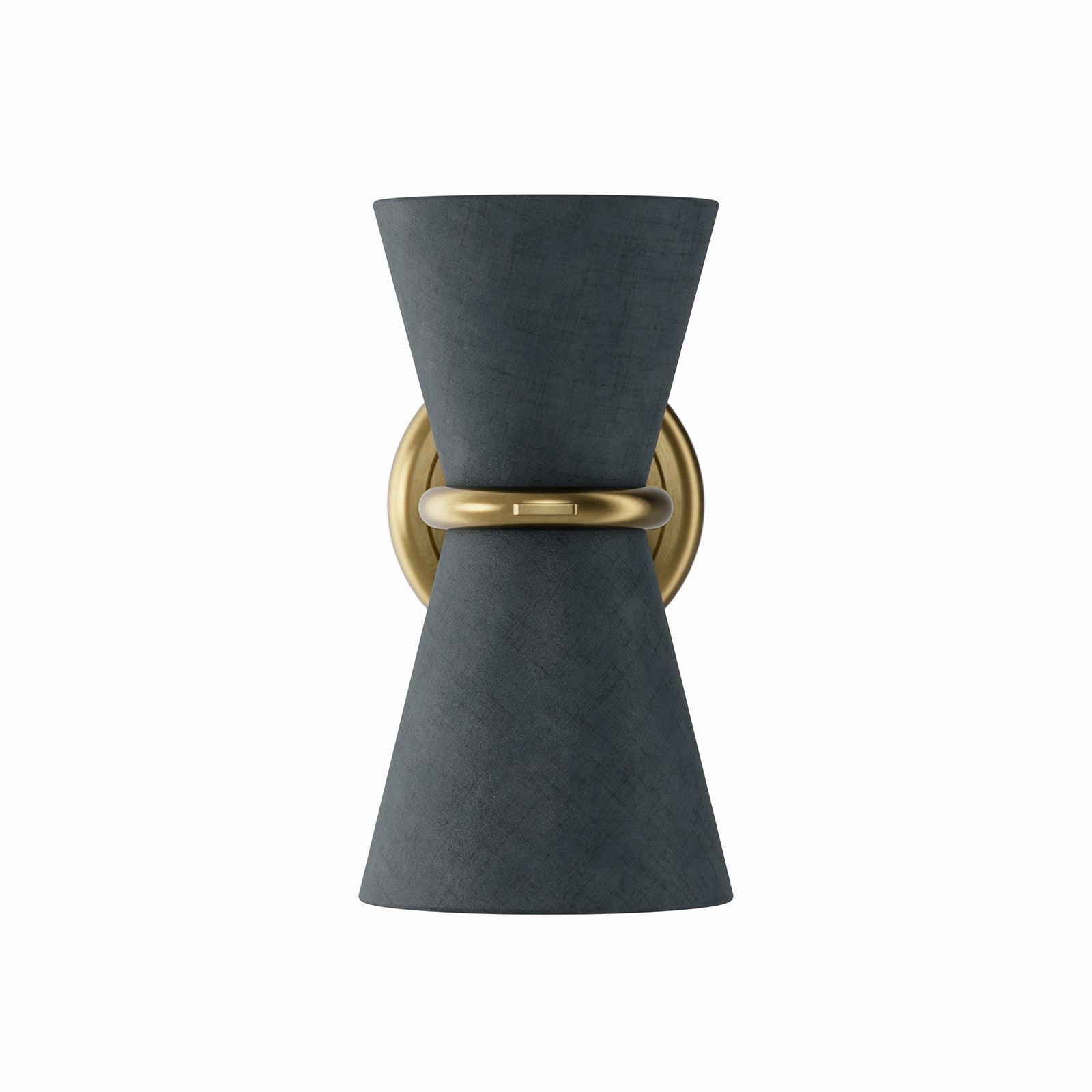 Gable Antique Natural Brass Sconce