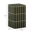 TOV Furniture Tatiana Square Concrete Indoor/Outdoor Side Table