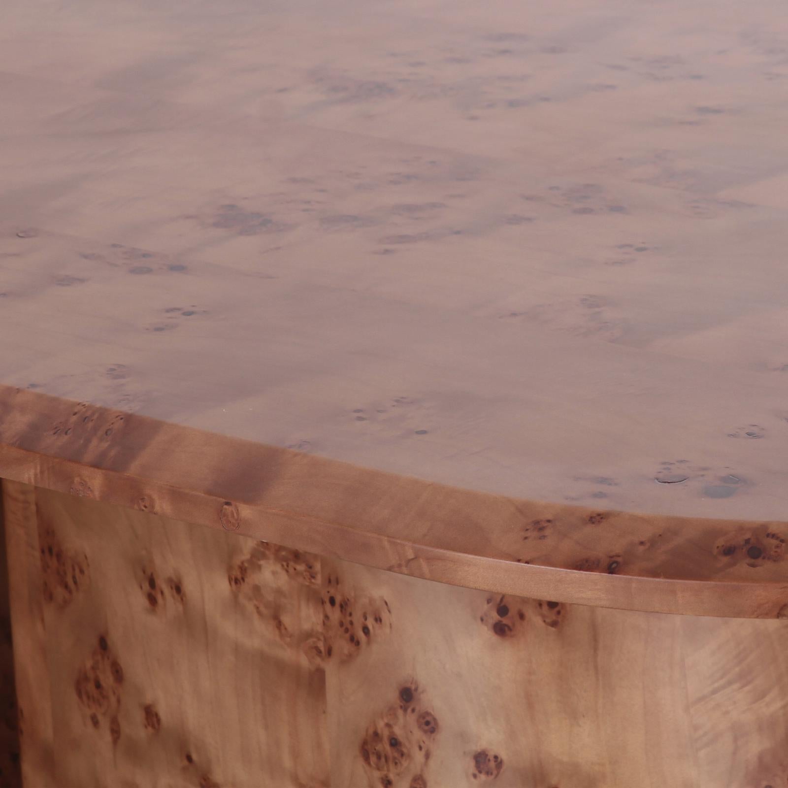 TOV Furniture Gladyss Burl Oval Dining Table