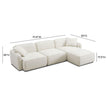 TOV Furniture Travie 4-Piece Modular Sectional