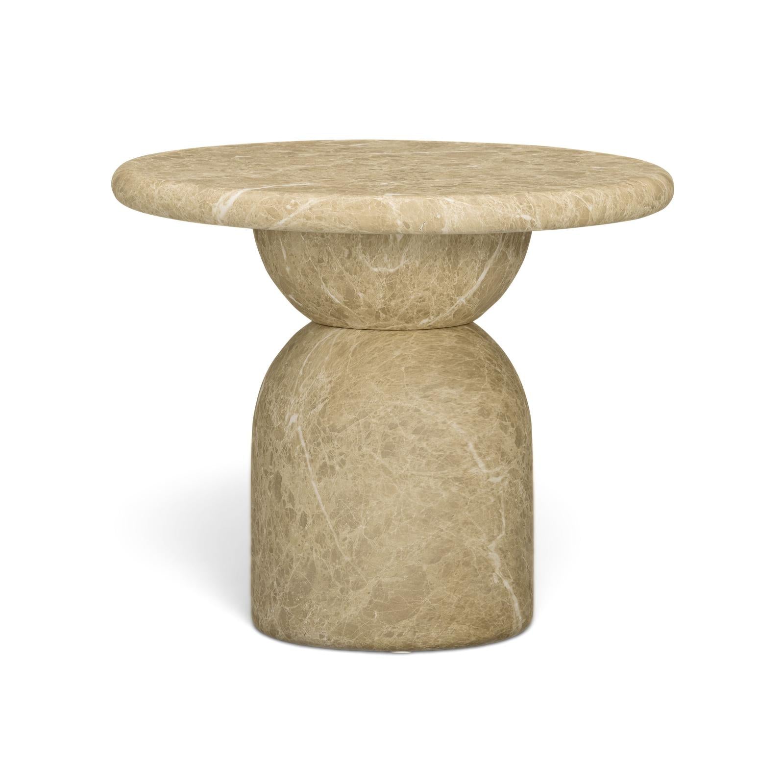 TOV Furniture Cynthia Concrete Indoor/Outdoor Side Table