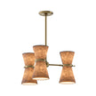Gable Antique Natural Brass Pendant