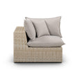 TOV Furniture Cali Performance Fabric & Wicker Outdoor Modular Components