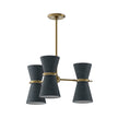 Gable Antique Natural Brass Pendant
