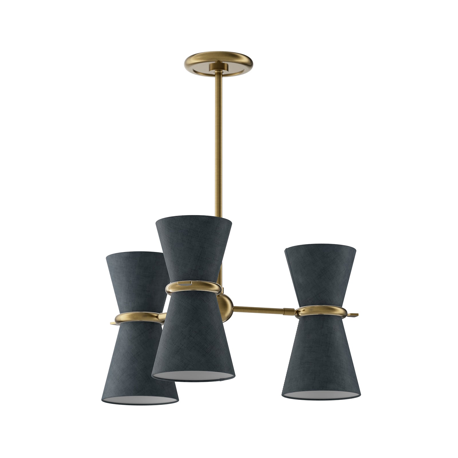 Gable Antique Natural Brass Pendant