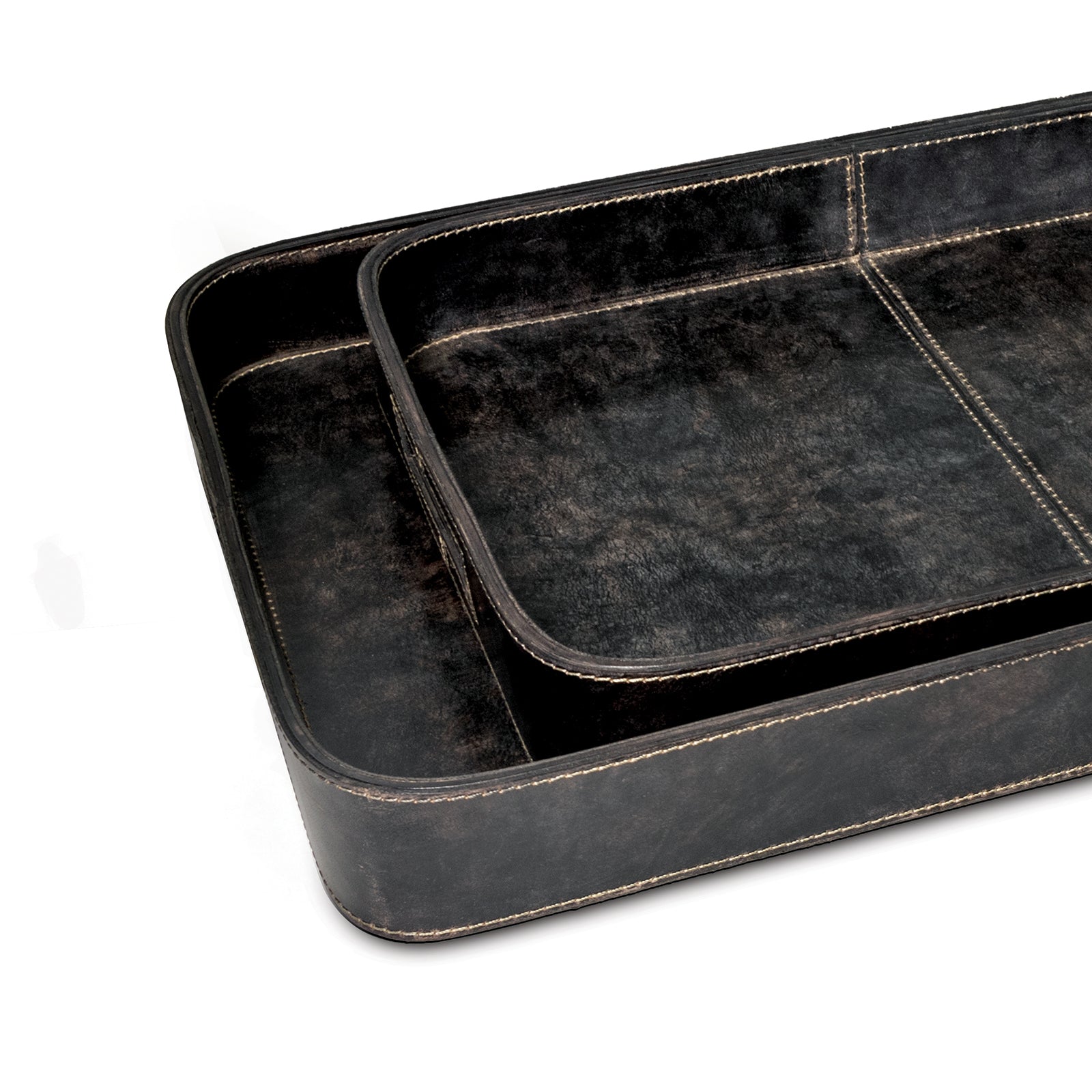 Regina Andrew Derby Leather Tray Set