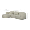 TOV Furniture Noor 3-Piece Modular Sectional
