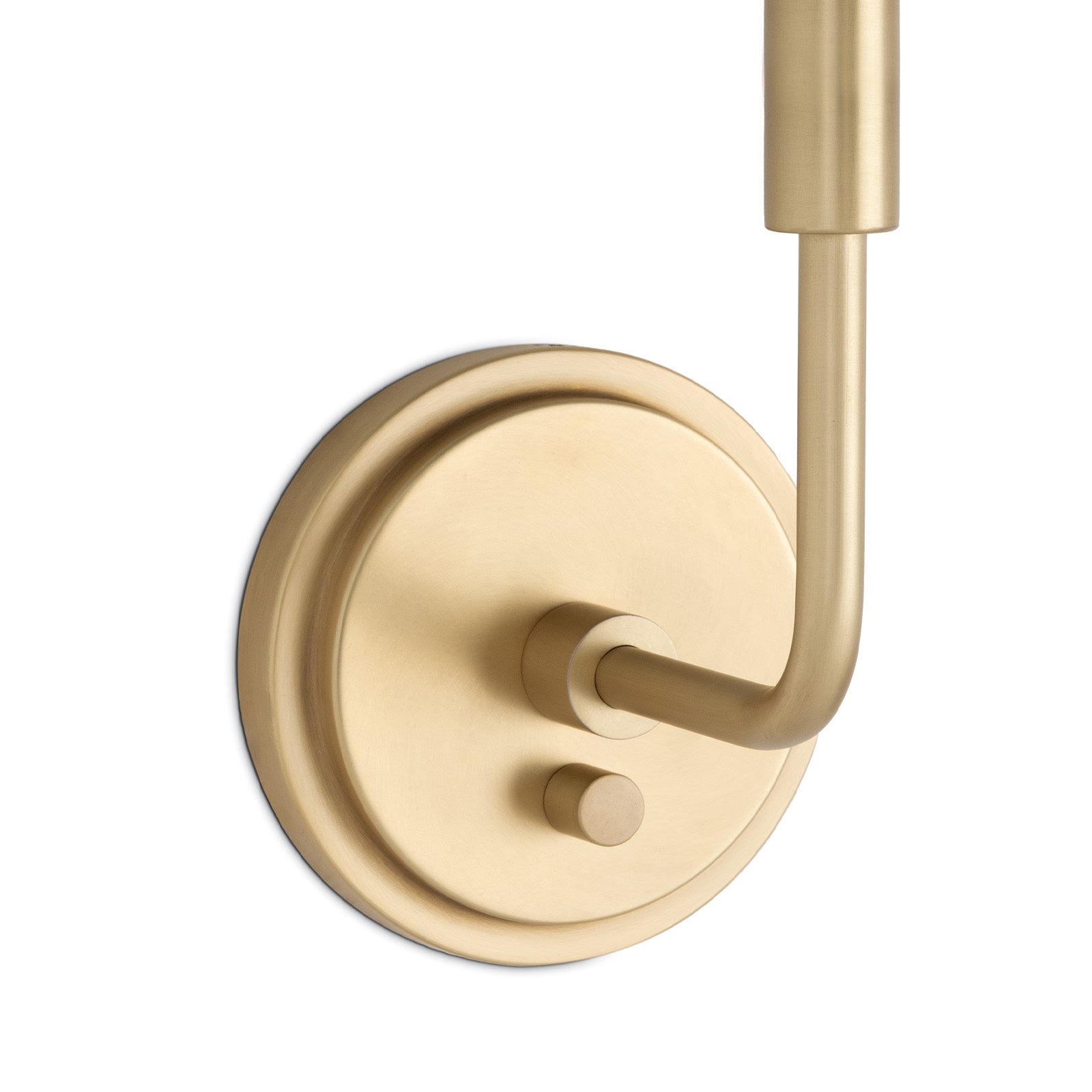 Polly Natural Brass Single Sconce