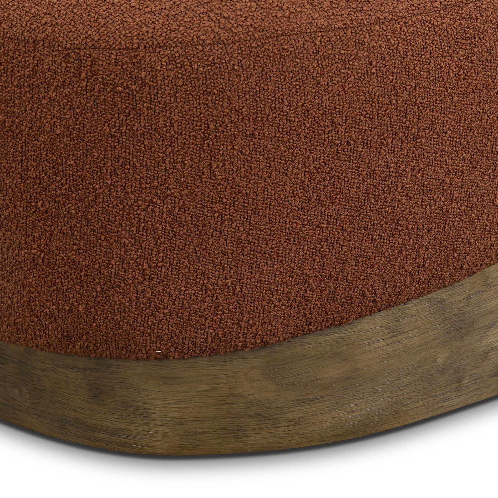 TOV Furniture Domina Boucle Ottoman