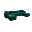 TOV Furniture Perry 6-Piece Modular U-Sectional