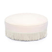 TOV Furniture Tassy Tasseled Round Ottoman