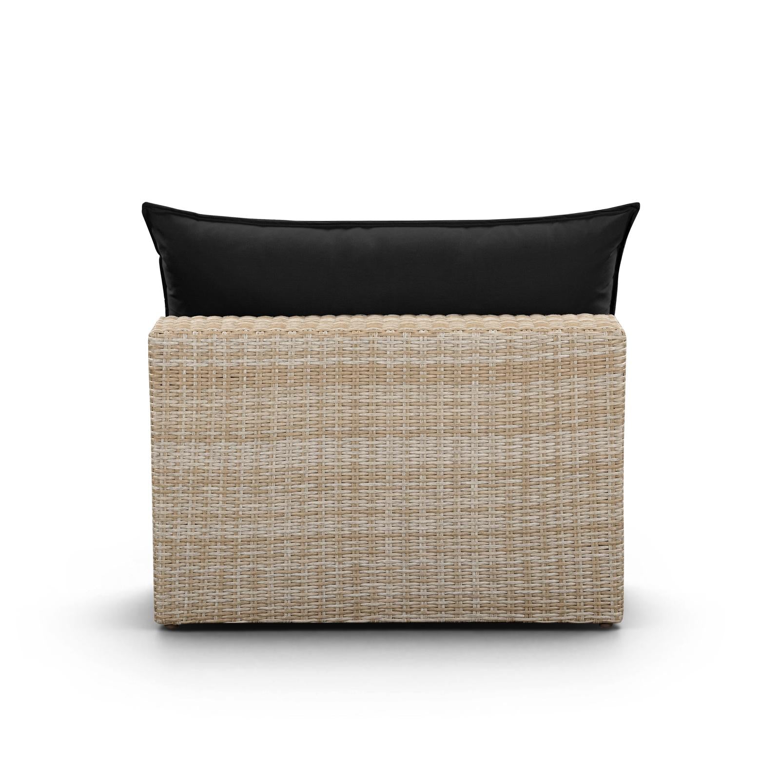 TOV Furniture Cali Performance Fabric & Wicker Outdoor Modular Components