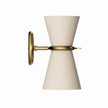 Gable Antique Natural Brass Sconce