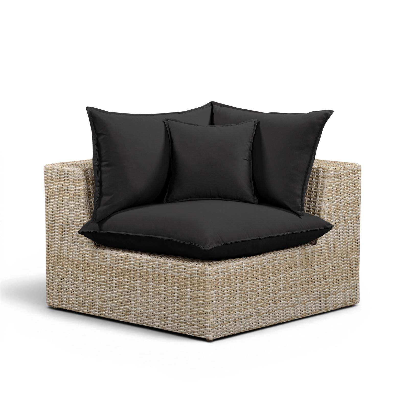 TOV Furniture Cali Performance Fabric & Wicker Outdoor Modular Components