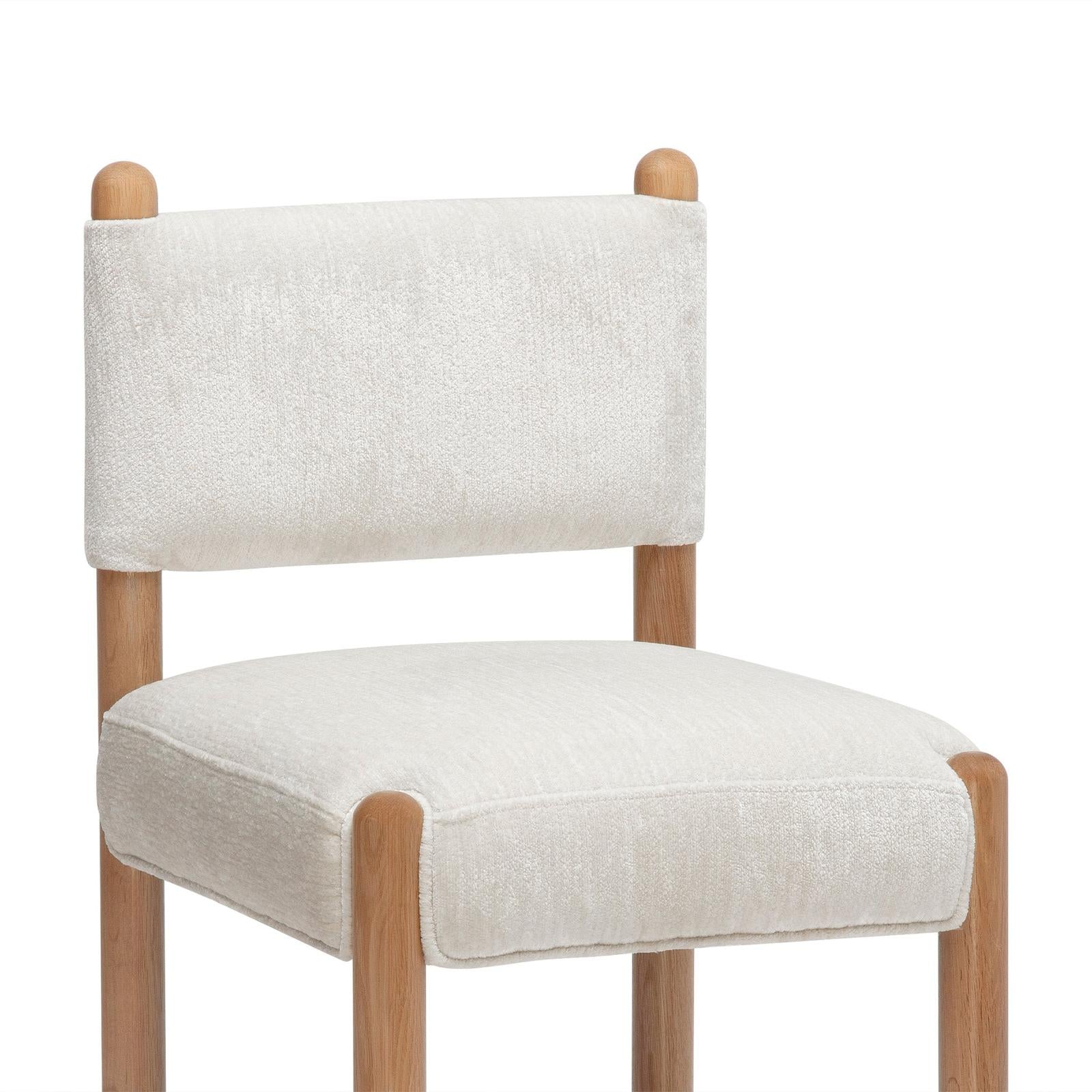 TOV Furniture Bruno Thick Performance Chenille Straight Back Dining Chair