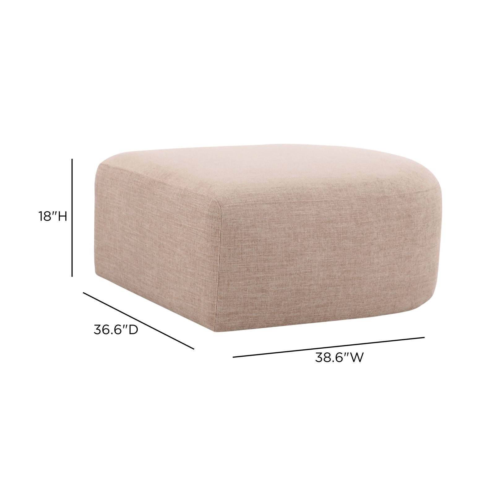 TOV Furniture Gorge Ottoman