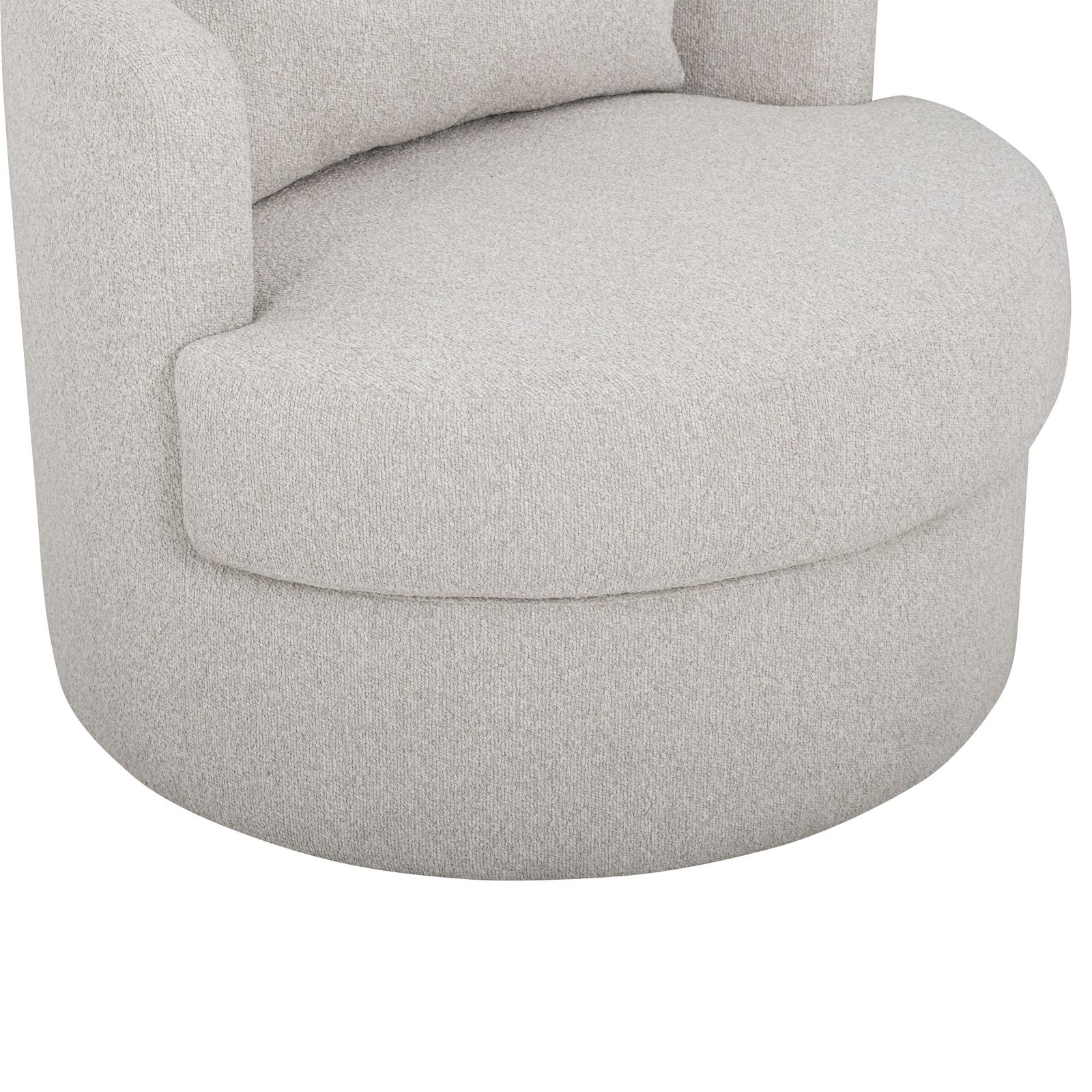 TOV Furniture Silvi Performance Boucle Swivel Accent Chair