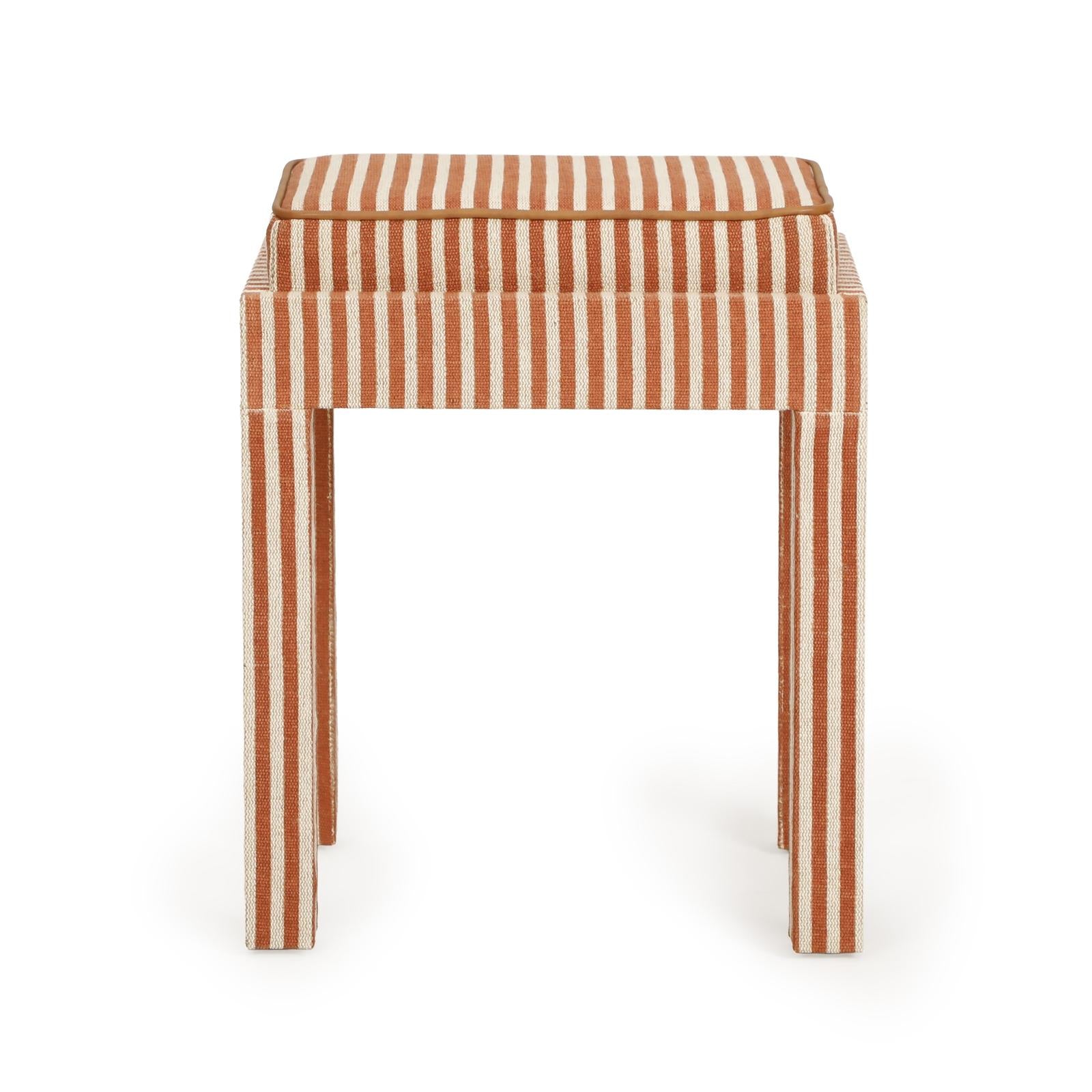 TOV Furniture Kora Cotton Jute Contract-Grade Accent Stool