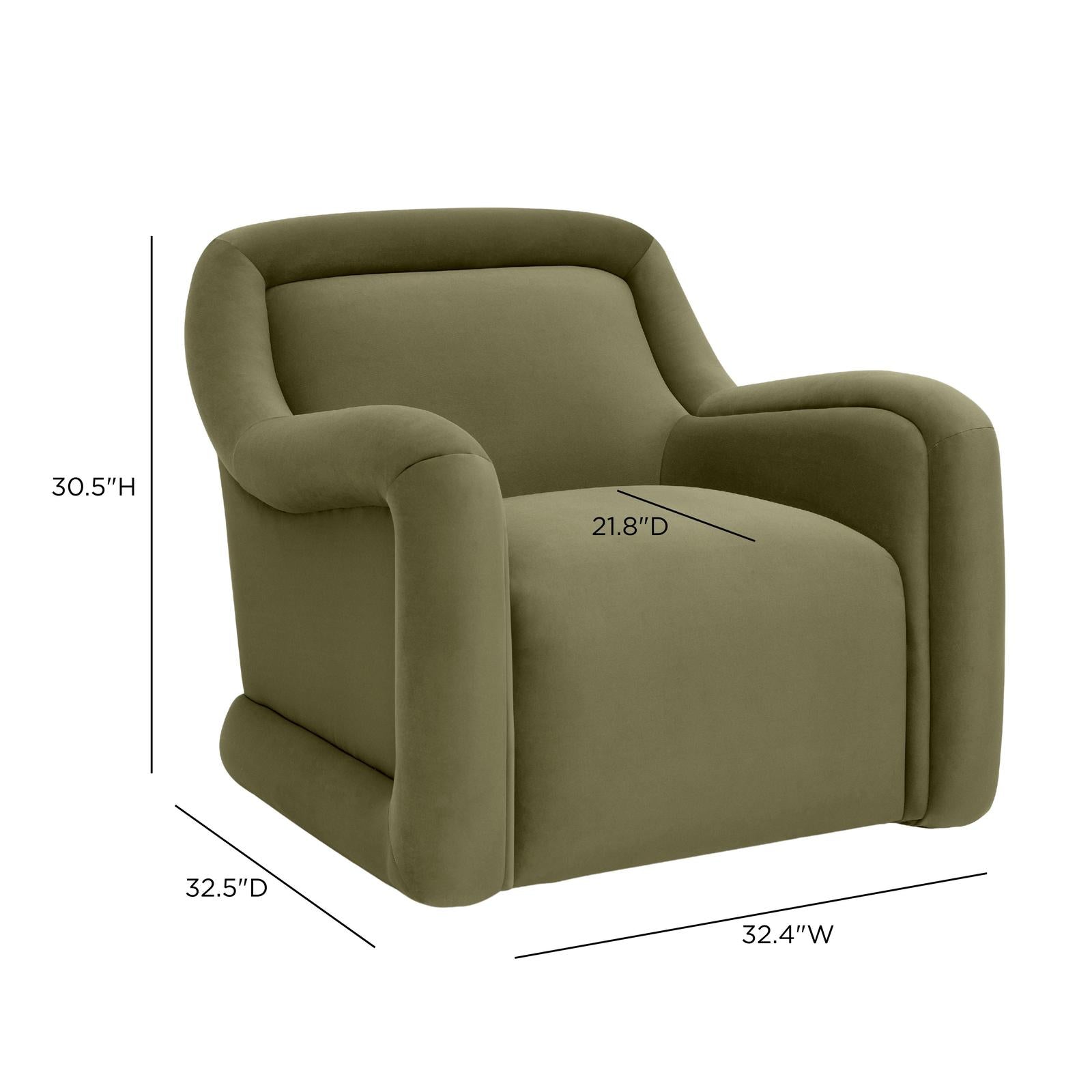 TOV Furniture Charli Performance Swivel Chair