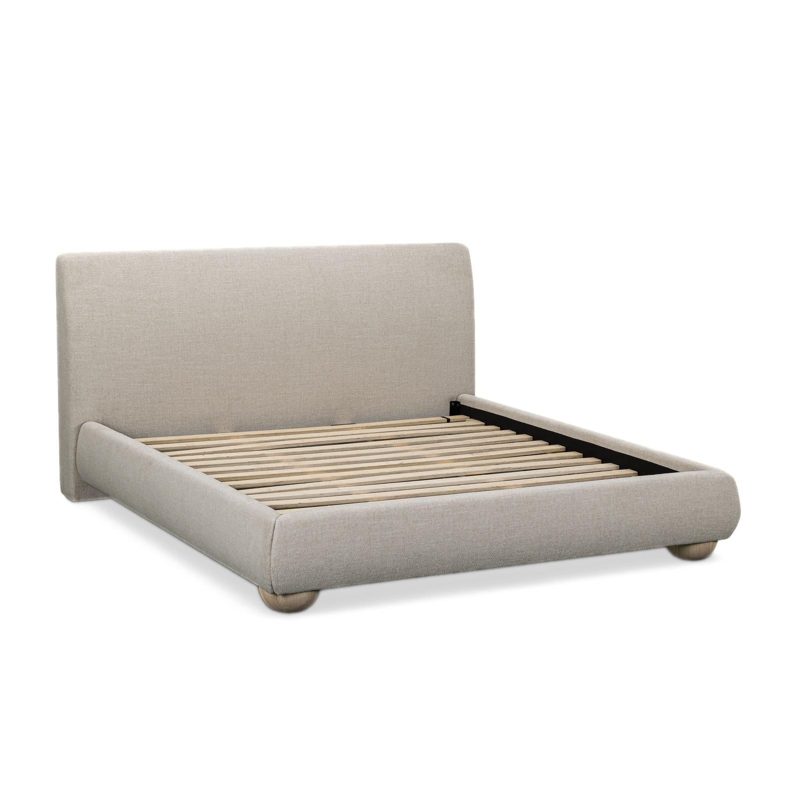 TOV Furniture Rayne Textured Fabric Bed