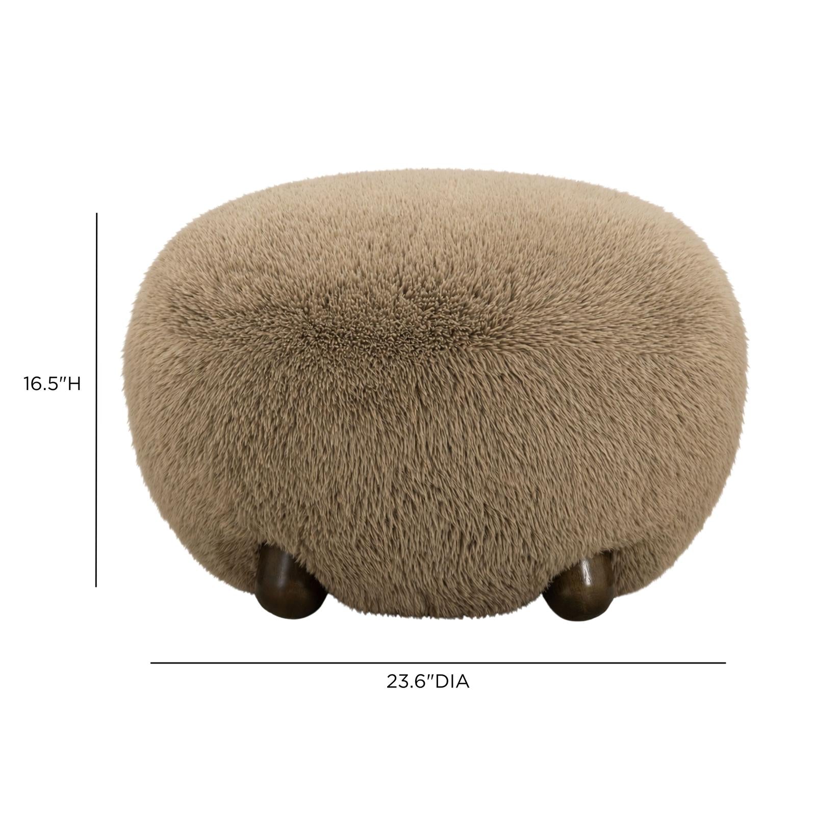 TOV Furniture Pucker Ottoman