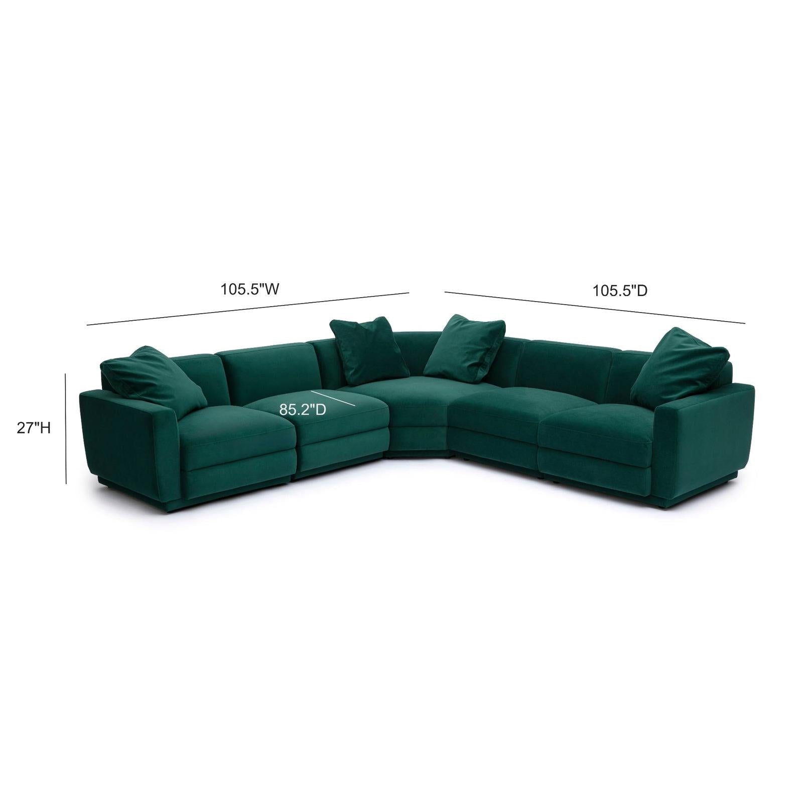 TOV Furniture Perry 5-Piece Modular L-Sectional