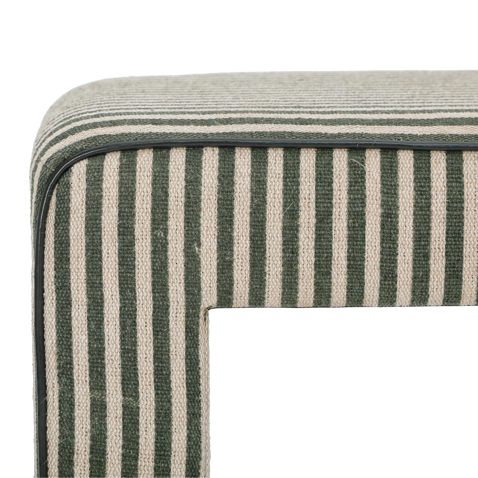 TOV Furniture Byron Square Cotton Jute Ottoman