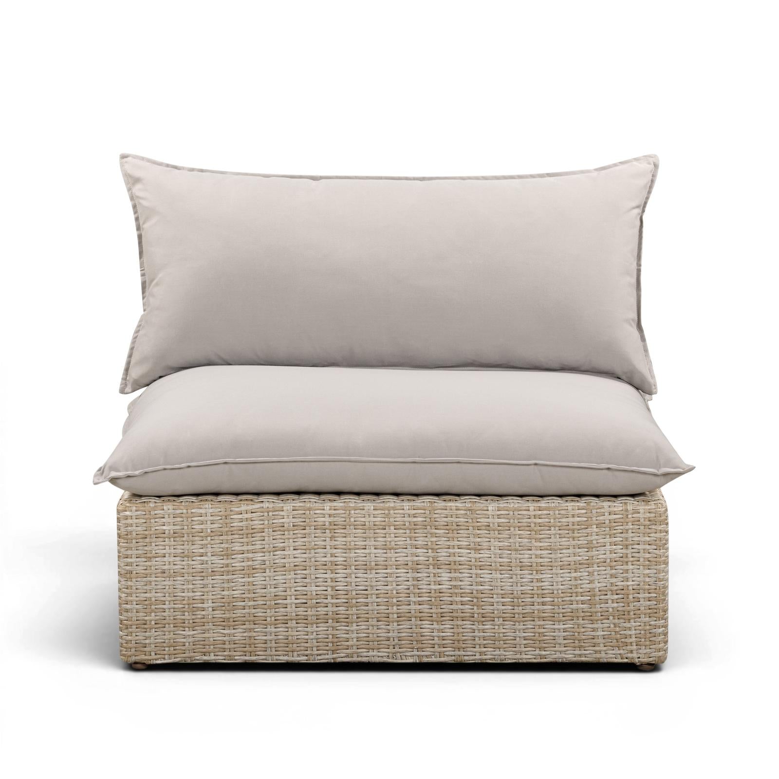 TOV Furniture Cali Performance Fabric & Wicker Outdoor Modular Components