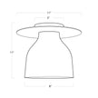 Regina Andrew Mixer Flush Mount