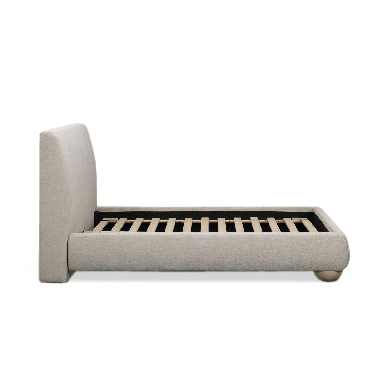 TOV Furniture Rayne Textured Fabric Bed
