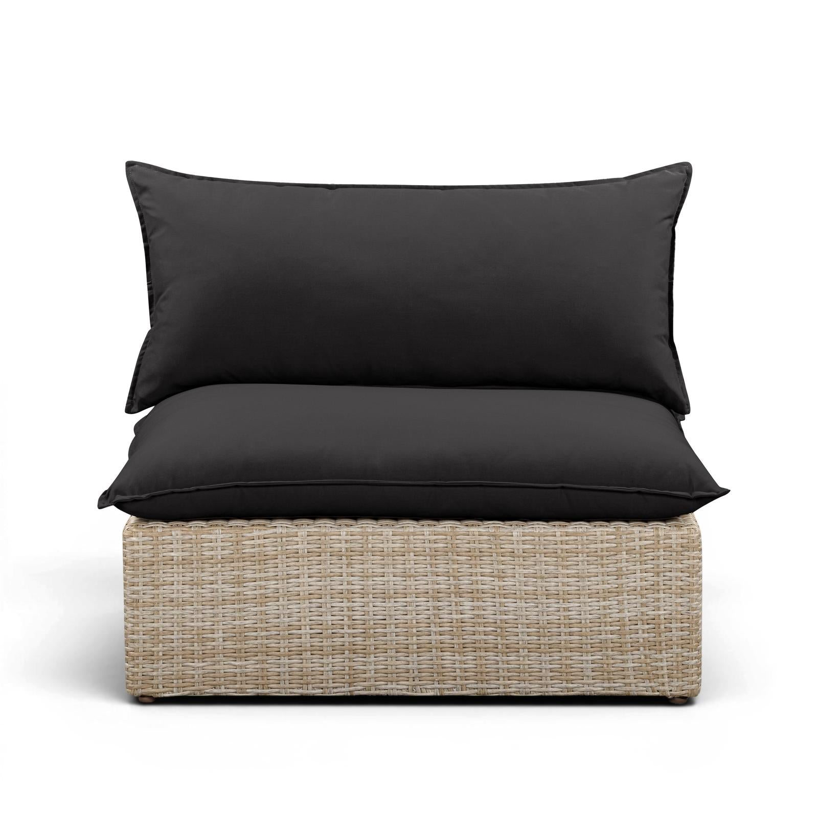 TOV Furniture Cali Performance Fabric & Wicker Outdoor Modular Components