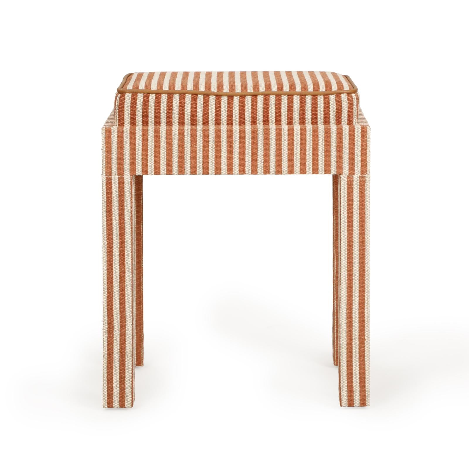 TOV Furniture Kora Cotton Jute Contract-Grade Accent Stool