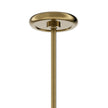 Gable Antique Natural Brass Linear Chandelier