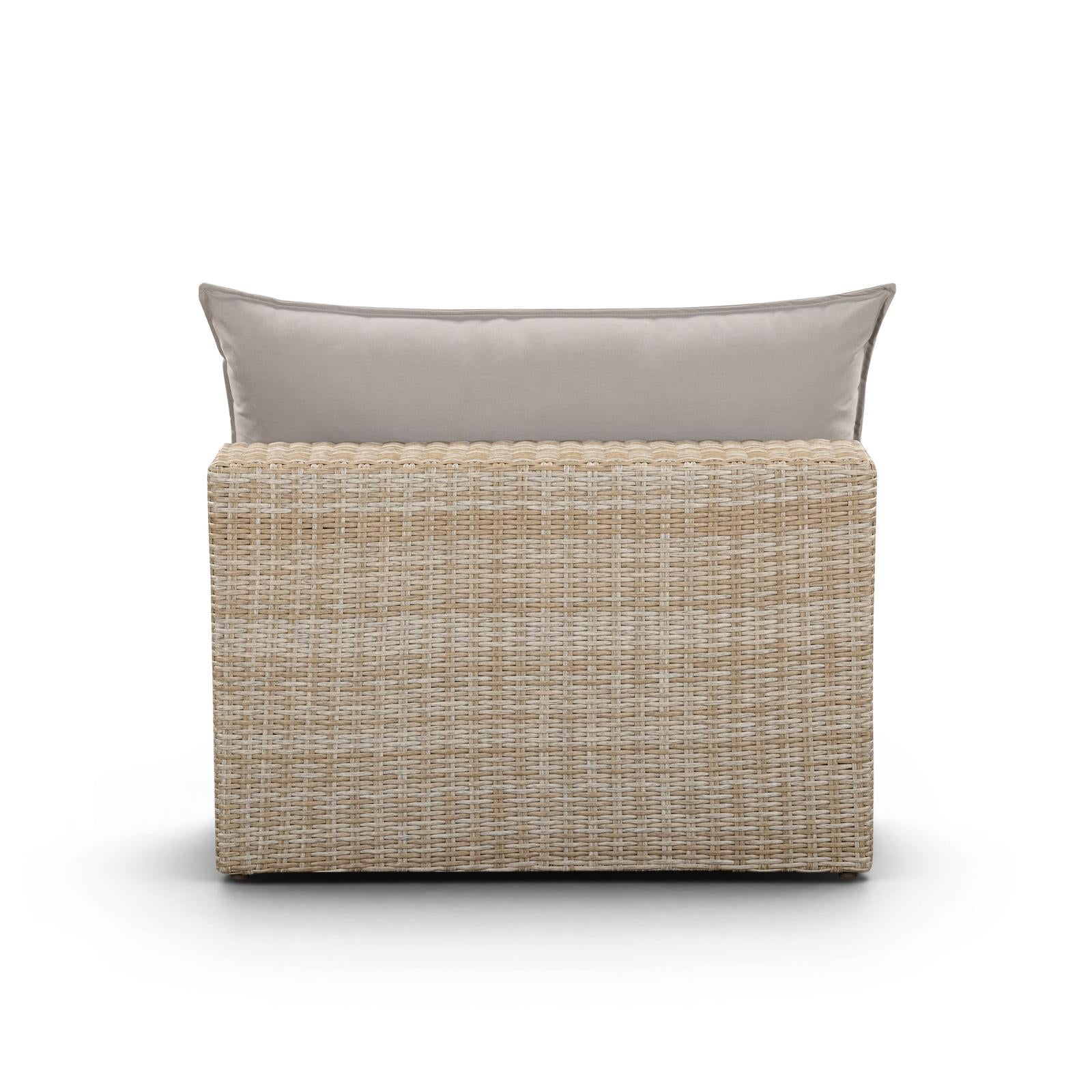 TOV Furniture Cali Performance Fabric & Wicker Outdoor Modular Components